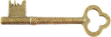 Cutout of Gold Key