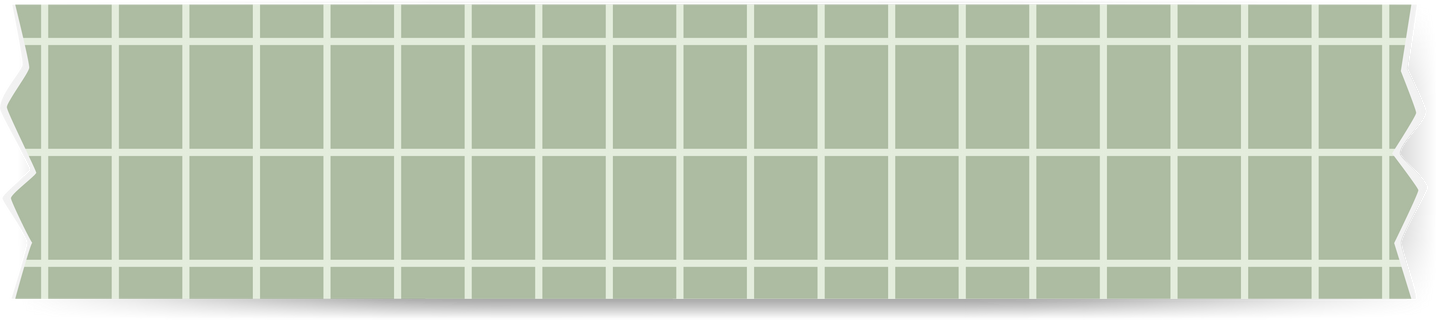 Washi Tape with Grid Pattern
