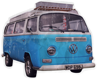 Kombi Van Cut Out