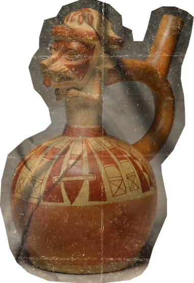 Weathered Historical Pottery Cut-out
