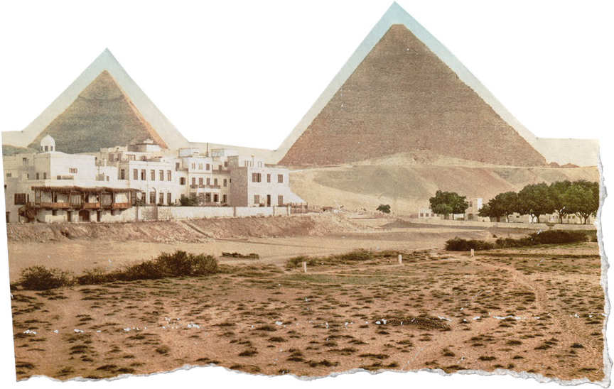 Giza Pyramids Cut Out