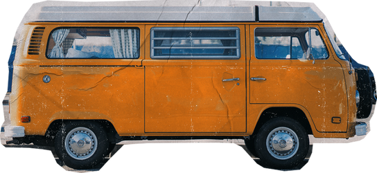 Kombi Van Cut Out