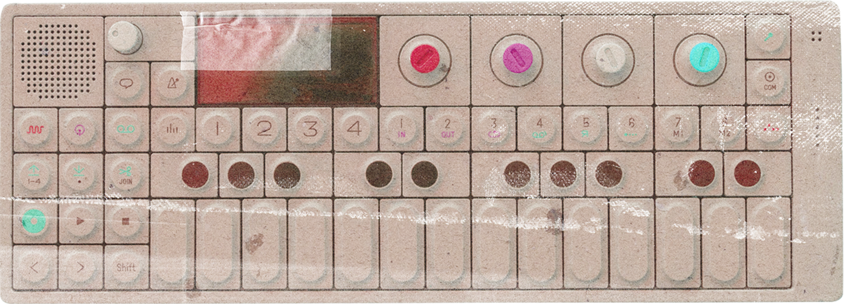 Vintage Feminine Romantic Synth Cutout