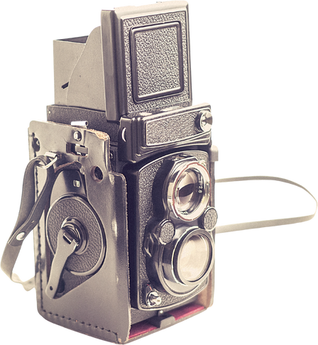 Cutout of Old Vintage Camera